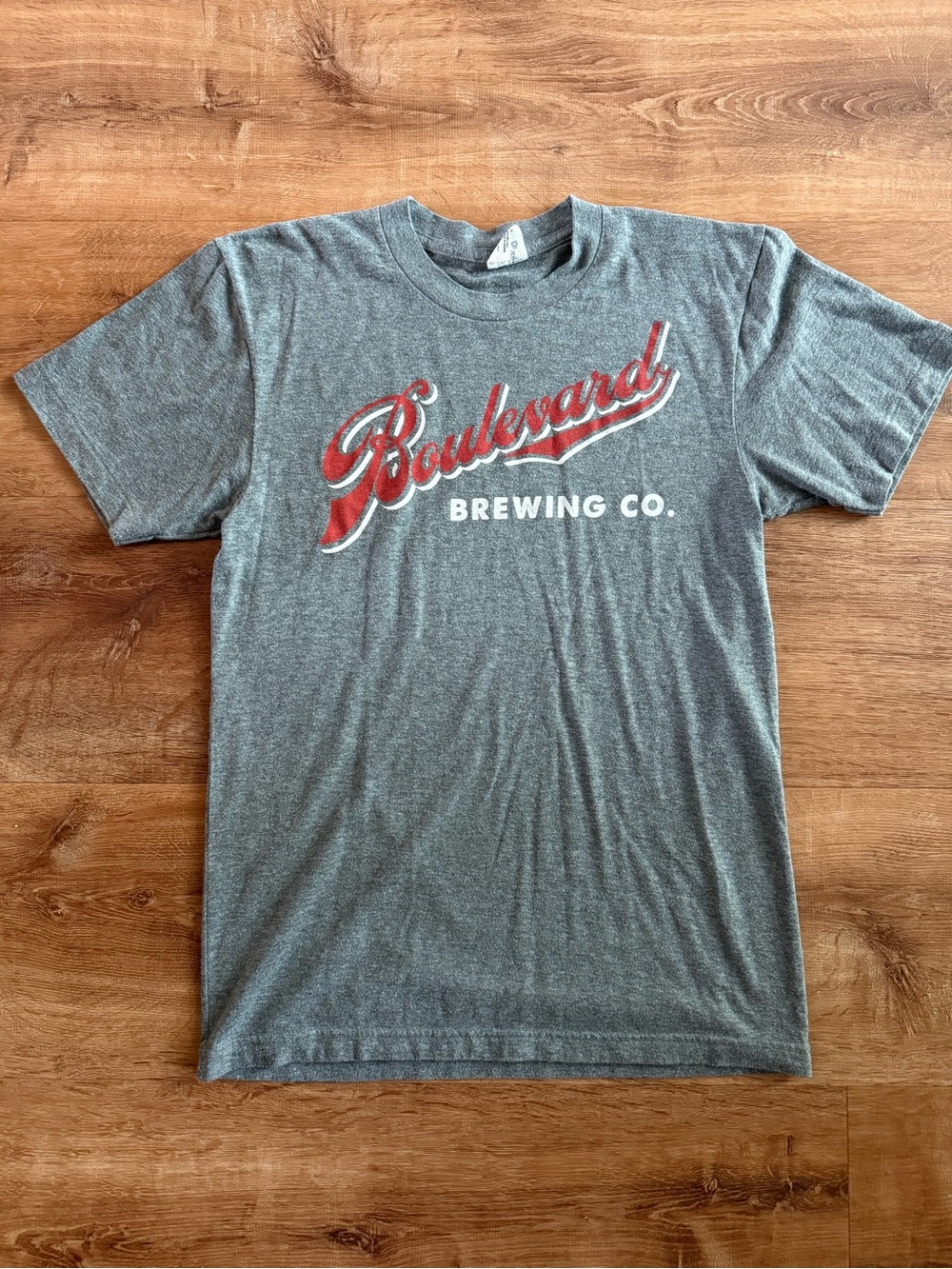 Charlie Hustle Boulevard Brewing Gray Short Sleeve Tee